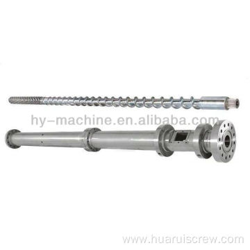 Single screw and barrel for extrusion machine